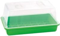 Romberg Gew&auml;chshaus M (Vertiefungen f&uuml;r Quelltabletten, Wasserrinnen, Haube mit