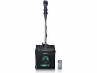 Lenco BTC-070 Karaoke Anlage - Bluetooth Lautsprecher mit Mikrofon - Musikbox -