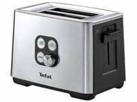 Tefal Equinox TT420D30 Toaster, 900 W, 2 Brotscheiben, Silber