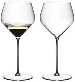 RIEDEL Veloce Chardonnay - 2er Set, Weinglas, Kristallglas, Sp&uuml;lmaschinenfest -