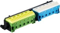 Hager FZ383 Tr&auml;ger m. 2x22 PE/N-Klemmen,QuickConnect