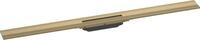 hansgrohe Fertigset Duschrinne RainDrain Flex, Abflussrinne 1000mm, Bodenablauf