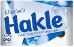 Hakle Klassisch Toilettenpapier &ndash; 24 Rollen, 150 3-lagige Blatt pro Rolle, Die
