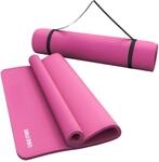 GORILLA SPORTS&reg; Yogamatte 190 x 60/100 x 1,5 cm mit Tragegurt, rutschfest