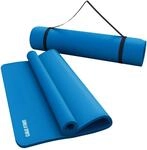 GORILLA SPORTS&reg; Yogamatte 190 x 60/100 x 1,5 cm mit Tragegurt, rutschfest 