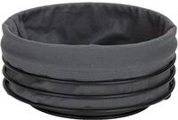JUSTINUS Brotkorb - Anthrazit - Schwarz - Edelstahl - &Oslash; 23 cm - mit...