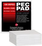 PEC-PAD Lint Free Wipes 4&rdquo;x4&rdquo; Non-Abrasive Ultra Soft Cloth for Cleaning