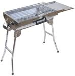 Edelstahl Koffergrill Aladdin Portabler Mangal BBQ Grill mit Transport-Tasche