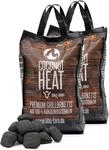 BBQ-Toro Coconut Heat 20 kg | Premium Kokos Grillbriketts f&uuml;r Longjobs, 100%