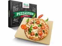 Pizza Divertimento - DAS ORIGINAL - Pizzastein für Backofen & Gasgrill –