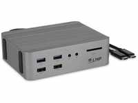 LMP USB-C SuperDock 15-Port Dual-Link USB-C Dock Aluminium, Sideral Grey, 22203