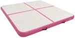 vidaXL Gymnastikmatte Aufblasbar mit Pumpe Turnmatte Tumbling Matte Training