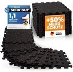 NEOLYMP Bodenschutzmatte Fitness aus Kautschuk &ndash; Puzzlematte f&uuml;r Home Gym,