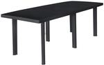 vidaXL Gartentisch Anthrazit 210x96cm Kunststoff Terrassentisch Balkontisch