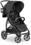 hauck Rapid 4D Air, Schwarz - Kinderwagen mit Luftreifen hinten & Gummir&auml;der vorne