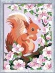 Ravensburger CreArt 20064 - Neugieriges Eichh&ouml;rnchen - Malen nach Zahlen ab 9 Jahre,