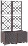 vidaXL Pflanzk&uuml;bel mit Rankgitter Blumenk&uuml;bel Pflanzkasten Blumentopf...