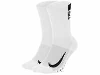 Nike Herren Multiplier Crew Socken, White/Black, S
