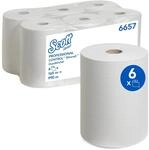 SCOTT&reg; Papierhandtuch, Slimroll, 6 x 660 T&uuml;cher, 20 x 25 cm, wei&szlig; (6...