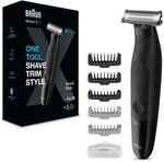 Braun Series X All-in-One Barttrimmer/Bodygroomer/Elektrorasierer