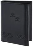 Oxmox Leder Geldb&ouml;rse Leather RFID Protect Kombib&ouml;rse Jumping Jack Embossed Black