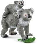 SCHLEICH WILD Life | Koala Mutter mit Baby 42566 | detailgetreues Tiere Set | Zoo