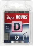 Novus Flachdrahtklammern 10 mm, 600 Heftklammern vom Typ 53 F/10, Befestigung von
