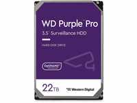 WD Purple Pro interne Festplatte 8 TB (3,5 Zoll, OptiNAND, 550 TB/Jahr Workload-Rate,