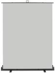 Walimex pro Roll-up Panel Hintergrund grau 165 x 220 cm, Fotohintergrund mit