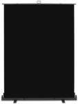 Walimex pro Roll-up Panel Hintergrund schwarz 165 x 220 cm, Fotohintergrund mit
