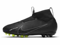Nike Jr. Mercurial Zoom Superfly 9 Academy Ag Football Shoes, Black/Dk Smoke