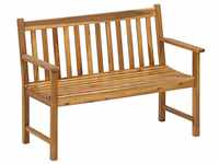 Dehner Gartenbank Mykonos, 2-Sitzer, ca. 120 x 89 x 61 cm, aus FSC® - zertifiziertem
