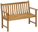 Dehner Gartenbank Mykonos, 2-Sitzer, ca. 120 x 89 x 61 cm, aus FSC&reg; - zertifiziertem