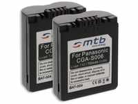 2X Akku kompatibel mit Panasonic CGA/CGR-S006, BMA7 für Lumix DMC-FZ7, FZ8,...