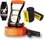 Gibbon Slacklines Travel Line | Leichtes, Kompaktes 15m Slackline-Set f&uuml;r Anf&auml;nger