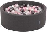 KiddyMoon B&auml;llebad 90X30cm/300 B&auml;lle &empty; 7Cm B&auml;llepool Mit Bunten B&auml;llen F&uuml;r