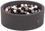KiddyMoon B&auml;llebad 90X30cm/300 B&auml;lle &empty; 7Cm B&auml;llepool Mit Bunten B&auml;llen F&uuml;r