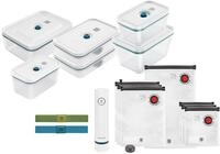 ZWILLING Fresh & Save Vakuum Starterset f&uuml;r Lebensmittel, Glas, 16-teilig, Pumpe,