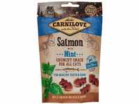 CARNILOVE Feline Crunchy Snack Lachs Minze 50 g