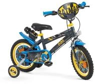 Toimsa Kinderfahrrad Batman 14 Zoll Schwarz/Blau/Gelb | Felgenbremse Trommelbremse