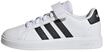 adidas Unisex Kinder Grand Court Court Elastic Lace and Top Strap Shoes, Cloud White