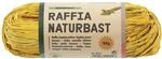 folia 9014 - Raffia Naturbast bananengelb, 1 B&uuml;ndel mit 50 g, Schnur aus