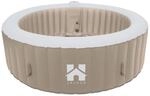 Home Deluxe - Outdoor Whirlpool - Splash - Farbe: Beige - ⌀ 208 cm, H&ouml;he 65 cm,