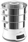 Tefal Convenient Series Deluxe Dampfgarer, einfacher Touchscreen, 8 Programme, Garen