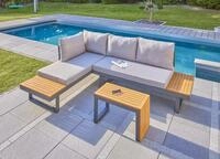 LC Garden &raquo;Sungardo&laquo; Gartenlounge Set Anthrazit &bull; Aluminium &bull; Lounge &bull;