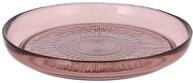 BITZ Kusintha Glasteller, Teller aus Glas, 18 cm, Rosa