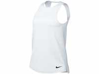 Nike Womens Tank Top/Singlet Dri-Fit One Breathe, White/Black, DM9923-100, L