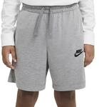 Nike Jungen Sportswear Shorts, Carbon Heather/Black/Black, XS