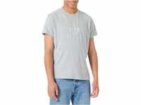 GANT Herren REG Tonal Shield SS T-Shirt, Grey Melange, S