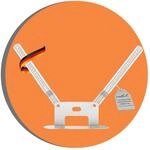 PureMounts&reg;, Lautsprecher-Halterung, TV Halterung f&uuml;r Sonos Beam, wei&szlig;